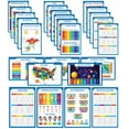thumbnail image 1 of Traceease Educational Poster For Elementary School, Pack Of 25 Large 11 x 17 Inches Laminated Kids Learning Posters USA & World Maps-Solar System- Periodic Table- Math & more - Great for Classroom-BV, 1 of 5
