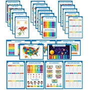 Traceease Educational Elementary School 8.5 x 11 Poster 25 Pack