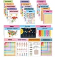 thumbnail image 1 of Traceease Educational Poster For Elementary School, Pack Of 25 Large 11 x 17 Inches Laminated Kids Learning Posters USA & World Maps-Solar System- Periodic Table- Math & more - Great for Classroom-QW, 1 of 8
