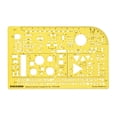 thumbnail image 1 of Traceease Electrical Drafting Electrical Symbols Template Drawing Stencil,Designing Template Measuring Ruler, 1 of 4