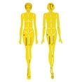 thumbnail image 1 of Traceease Female Human Figure Template Stencils Fashion Designers Drafting Tools, 2 Piece ( Front & Back), 1 of 4