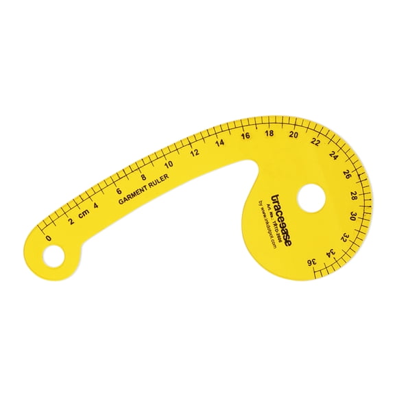 Traceease French Curve Template, Garment Ruler Sewing Tailoring Tools Stencils- 9.5 Inches Long