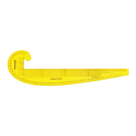 Traceease French Curve With Grading Template, Garment Ruler Sewing Tailoring Tools Stencils- 18.5 Inches Long