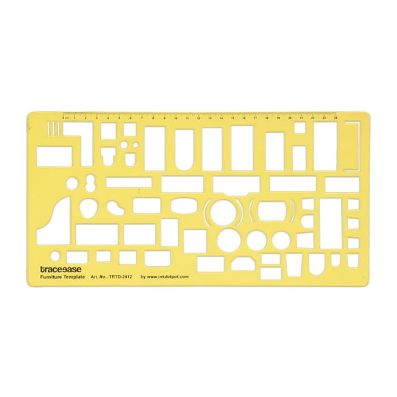 Traceease Furniture Templates For House Plan,Interior Designs For Tables/Sofa/Chair Drafting Tools-Furniture Stencils
