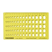 Traceease Gemstone Oval Stone Shapes Jewelry Templates Drafting Tools Jewellery Designing Stencils