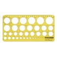 thumbnail image 1 of Traceease Geometric Drafting Circle Molded Template Drawing Stencil, Designing Template Measuring Ruler, 1 of 6
