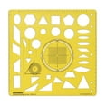 thumbnail image 1 of Traceease Geometric Drafting Geometry Template Drawing Stencil, Designing Template Measuring Ruler, 1 of 2