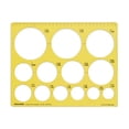 thumbnail image 1 of Traceease Geometric Drafting Jumbo Circle Template Drawing Stencil, Designing Template Measuring Ruler, 1 of 6