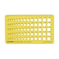 thumbnail image 1 of Traceease Geometric Drafting Mini Circle Template Drawing Stencil, Designing Template Measuring Ruler, 1 of 6