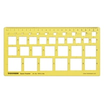 Traceease Geometric Drafting Sqaure Template Drawing Stencil, Designing Template Measuring Ruler