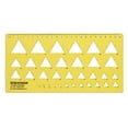thumbnail image 1 of Traceease Geometric Drafting Triangle Drawing Stencil, Designing Template Measuring Ruler, 1 of 6