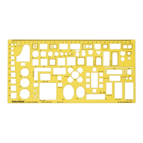 Traceease House Plan,Interior Design & Furniture Templates for Kitchen/Bed/Bath/Sofa-Drafting Tools-Furniture Stencils