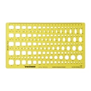 Traceease Jewelry Templates For Emerald/Square/Round Gemstone Shape Guide Drafting Tools Jewellery Designing Stencils