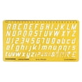 thumbnail image 1 of Traceease Lettering Template Drafting Tools Alphabet Lettering Stencils,English Upper & Lower Case, 1 of 6