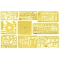 thumbnail image 1 of Traceease Lot of 9 Pieces, Architect Templates For Kitchen/Bath/Bed Drafting Tools- Interior Designing Stencils, 1 of 8