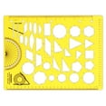 thumbnail image 1 of Traceease Multiple Geometric Shapes Combination Template Drawing Stencils Drafting Tools, 1 of 6