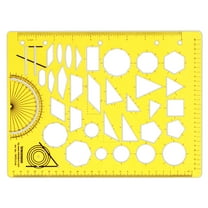 Traceease Multiple Geometric Shapes Combination Template Drawing Stencils Drafting Tools
