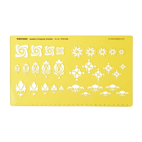 Traceease Multiple Motifs Designs JewelryTemplates Drafting ToolsJewelleryDesigning Stencils