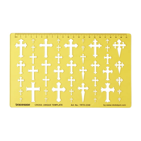 Traceease Multiple Unique Cross Pattern JewelryTemplates Drafting ToolsJewelleryDesigning Stencils