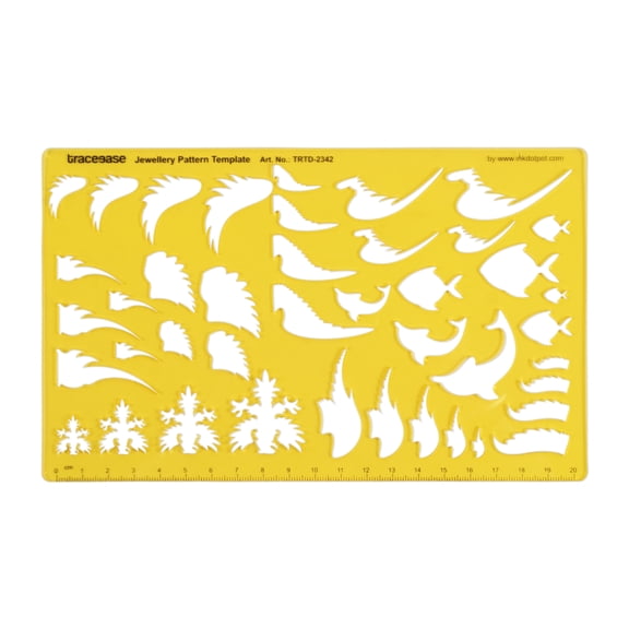 Traceease Multiple Wings Shapes JewelryTemplates Drafting ToolsJewelleryDesigning Stencils