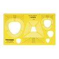 thumbnail image 1 of Traceease Quilting Template Stencils DIY Sewing Machine Quilt Ruler Quilting Tools, 7 Different Sizes Each, 1 of 4