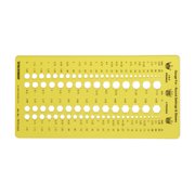 Traceease Round Settings & Stone Gauge Jewelry Templates Drafting Tools Jewellery Designing Stencils