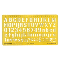 Traceease Upper & Lower Case Alphabet Lettering Template Drafting Tools English Alphabet Letter Stencils