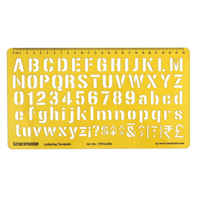 Traceease Upper & Lower Case Alphabet Lettering Template Drafting Tools English Alphabet Letter Stencils - Walmart.com traceease-upper-lower-case-alphabet-lettering-template-drafting-tools-english-alphabet-letter-stencils-walmart-com