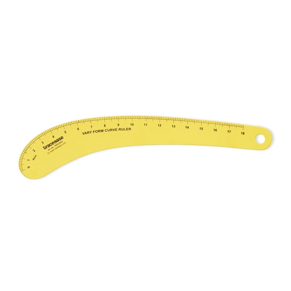 Traceease Vary Form Curve Ruler Tailoring Tools, Garment Making French Curve Stencils- 17.8 Inches Long