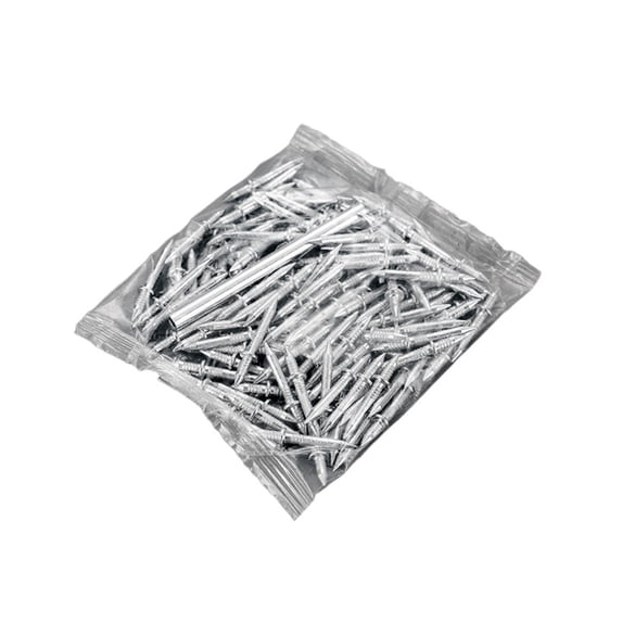 Traceless Double Headed Nails for Skirting Boards And Baseboards, 50Pcs Fasteners with 1 Sleeve Tool, Strong Grip for Wood Trim, Mdf, And Pvc Installation, 1 Pack of Nails