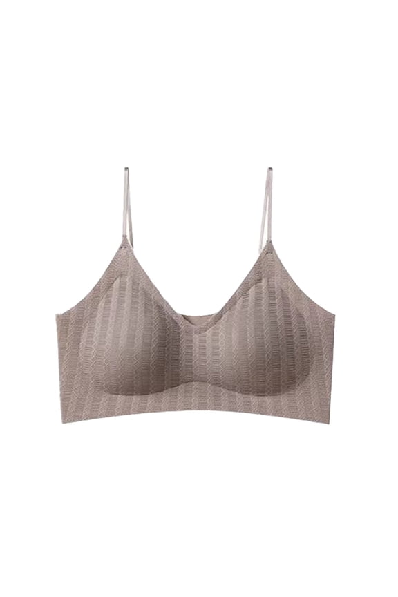 Traceless Jacquard Massage Cup Bra for Women Comfortable Chest Gathered Vest Style Sagging Beauty Back Support Underwear