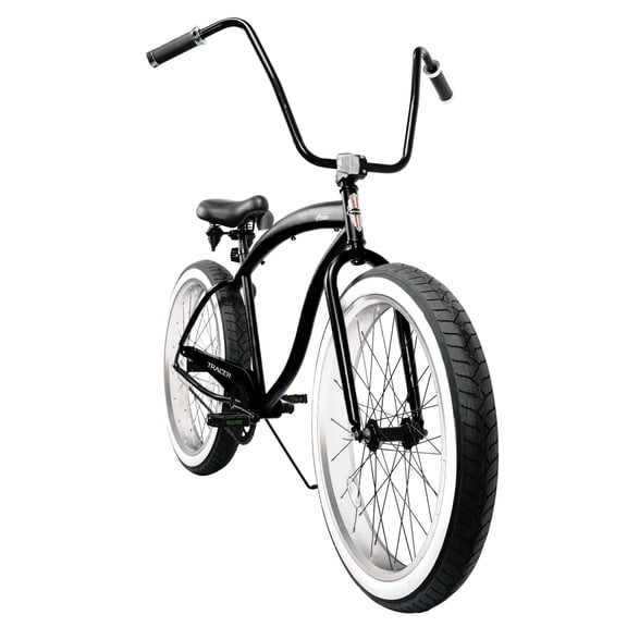 Tracer Avalon 26'' Beach Cruiser Bike for Men Women,Single Speed,Matte Black,26 inch Wheel,Coaster Brake