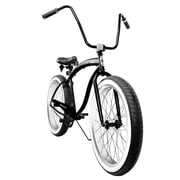 Tracer Avalon 26 Beach Cruiser Bike for Men, 1 Speed, Coaster Brake, Matte Black