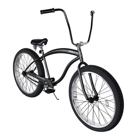 Tracer Avalon GT 29 inch Beach Crusier Bike, Coaster Brake, Hi rise Handlebar, 1 Speed, Matte Black, for Men