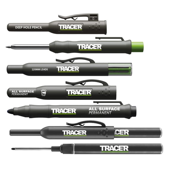 Tracer 5 Piece Construction Marker Kit With Storage Case
