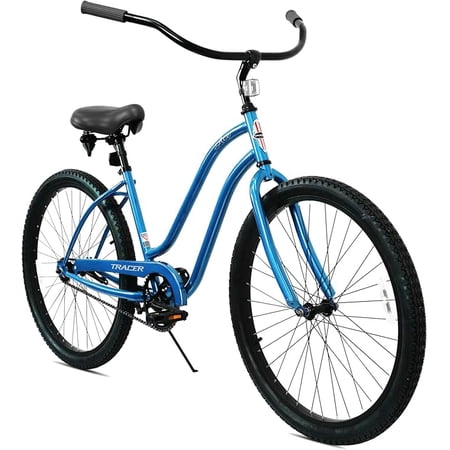 Tracer Ace 26 Inch Beach Cruiser Bikes Single Speed with Coaster Brake for Women - Blue