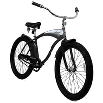 Tracer Avera Beach Cruiser Bike, 26 inch Wheel, 1 Speed, Coaster Brake, for Men, Matte Black