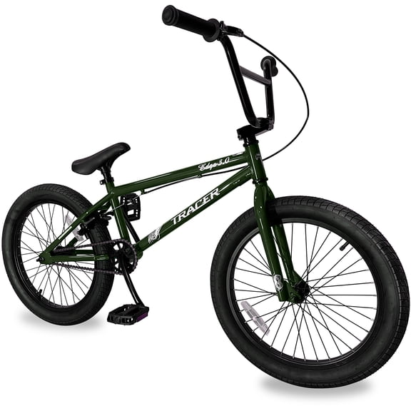 Tracer Edge 7.0 20" Lightweight BMX Bike, U Brake, 2.3" Tire, 3 Piece Crankset, Pearl Green