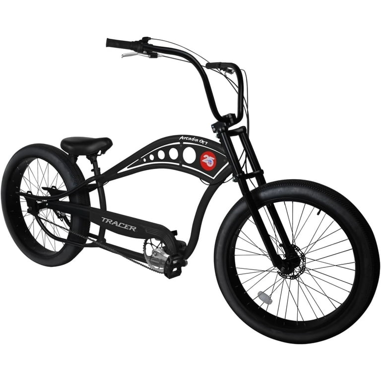 Stretch Cruiser Bicycle Beach Cruiser With Disc Brakes Choppers