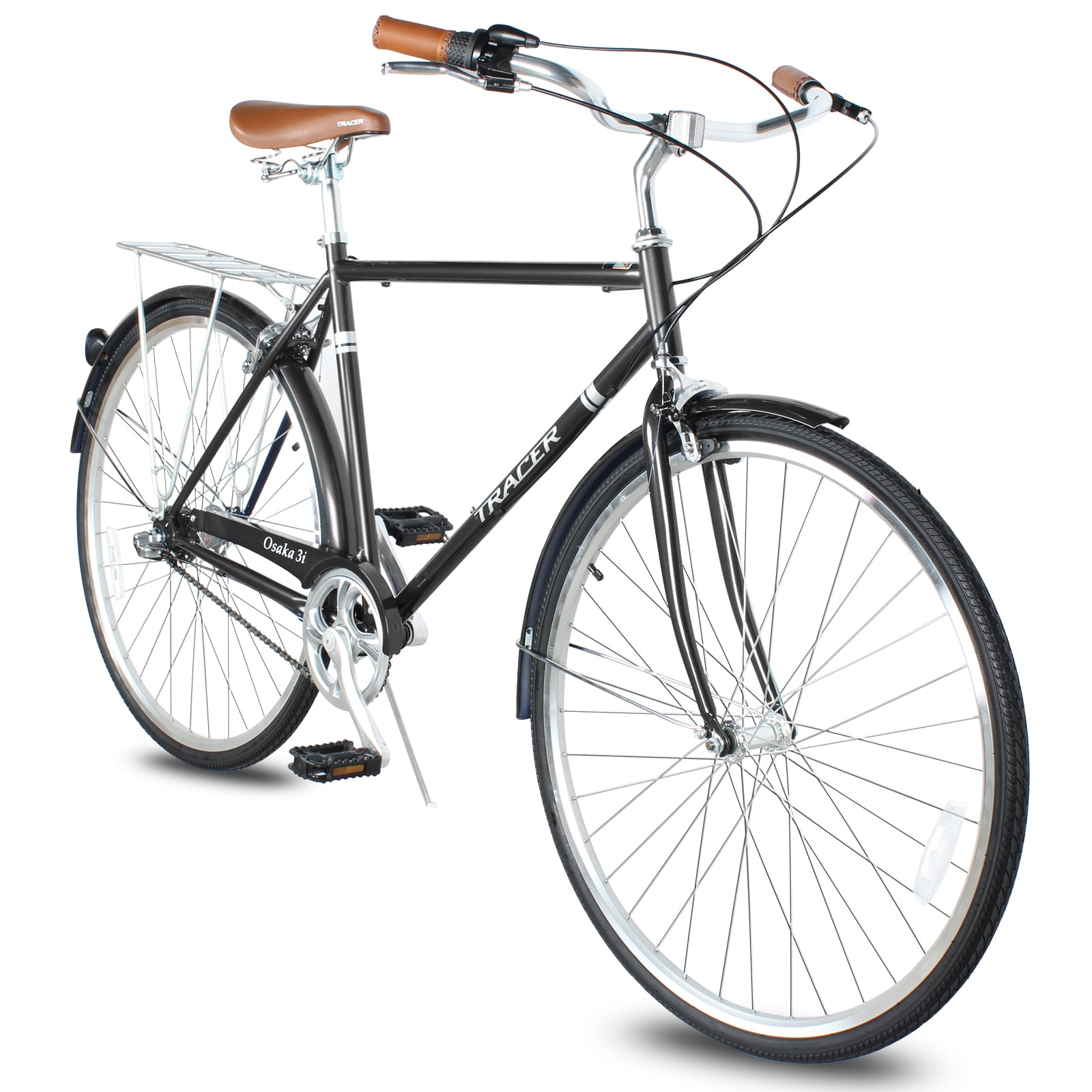 Tracer Osaka Hybrid City Bike for Women, Steel Frame