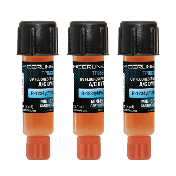 Tracer Products 0.25 oz OEM-Grade R-1234yf/PAG Mini-EZ 3 Pack