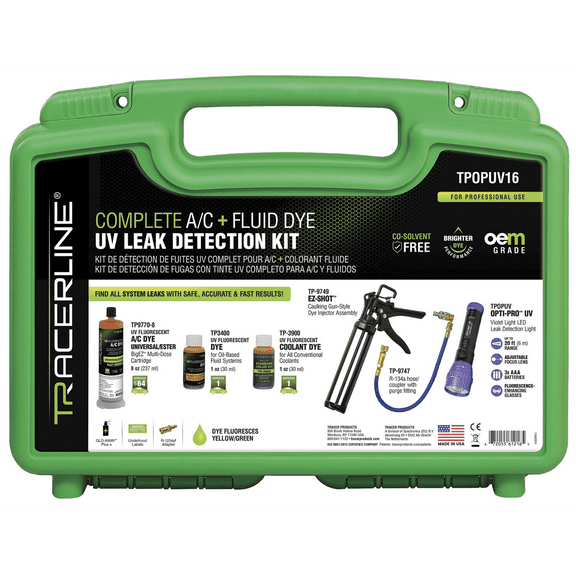 Tracer Products EZ-Shot kit with, TPOPUV OPTI-PRO UV flashlight