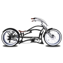 Tracer Arcadia 26 inch Beach Cruiser Bike, 7 Speed, Red, 26'' Wheel ...