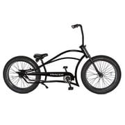 Tracer Siena GT 26 Stretch Cruiser Bike for Men,Matte Black,Single Speed,Women City Commute Bicycle,26 inch Wheel Size,Coaster Brake