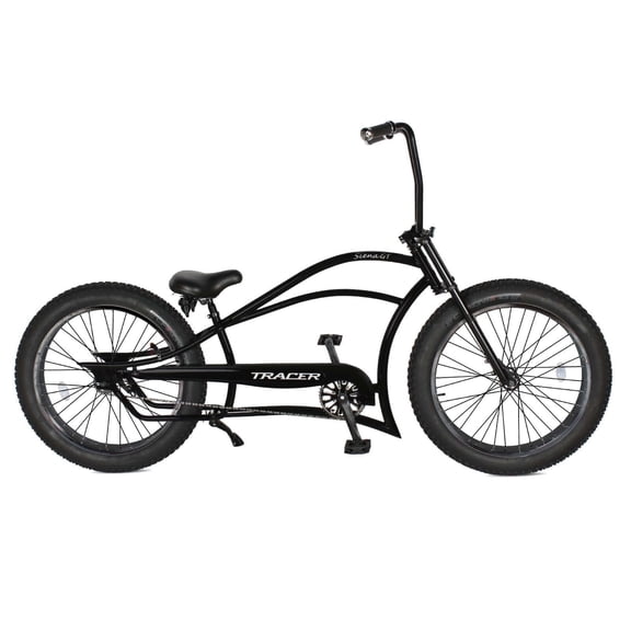 Tracer Siena GT 26'' Stretch Cruiser Bike for Men,Matte Black,Single Speed,Women City Commute Bicycle,26 inch Wheel Size,Coaster Brake