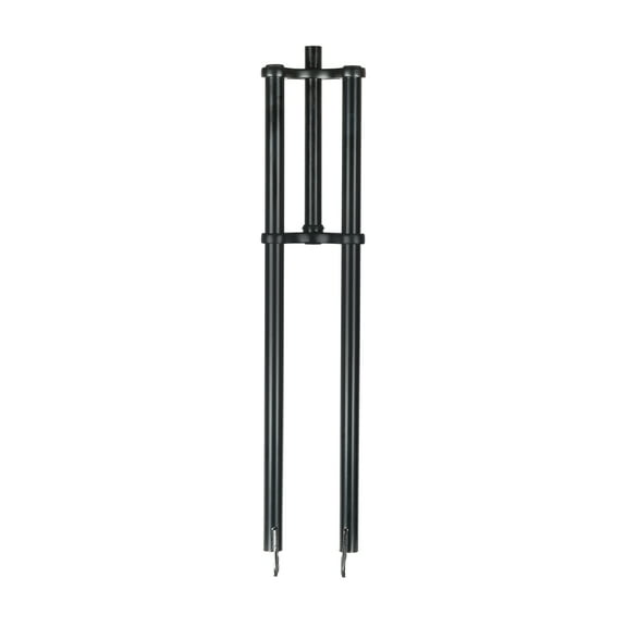 Tracer Threadless Triple Tree Front Fork, 1(25.4mm), 102mm Hub Spacing, for 2.125 Tire,Beach Cruiser Bike, Black
