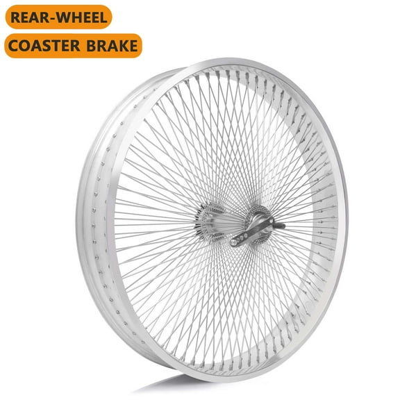 Tracer WH-TR7526140C-R-PL 26"x3"x13Gx140H Aluminum Polish FAT Rim Single Rear Wheel