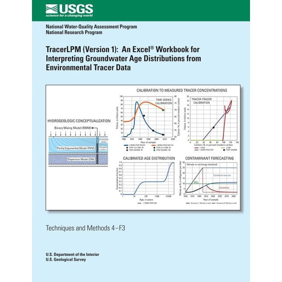 TracerLPM (Version 1): An Excel Workbook for Interpreting Groundwater Age Distributions from Environmental Tracer Data (Paperback)