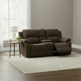 thumbnail image 1 of Tracey Transitional Reclining Loveseat with Storage Console and Cupholders, 1 of 4