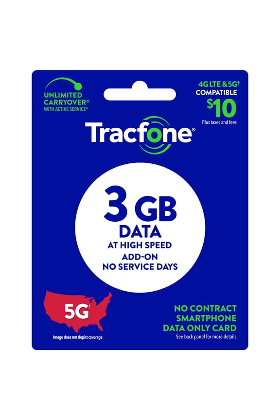 $10 Data Only Add On (3 GB) e-PIN Top Up (Email Delivery)